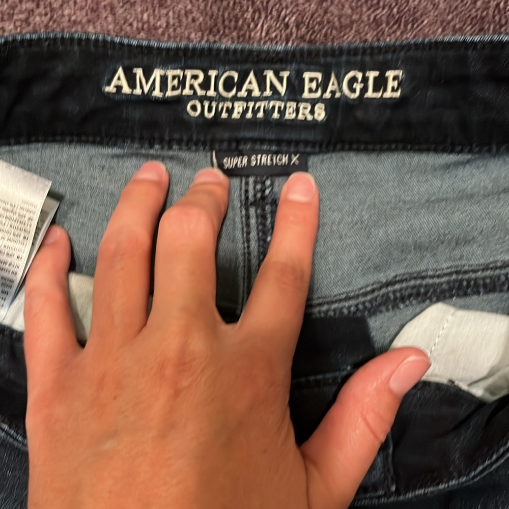 American eagle super stretch x high waisted skinny jeans - Picture 3 of 5